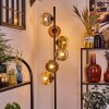 Ripoll Stehleuchte Glas 15 cm Gold, Klar, Kupferfarben, Rauchfarben, 6-flammig