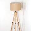 Soungou Stehleuchte 38 cm Naturfarben, Schwarz, 1-flammig
