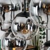 Gastor Hängeleuchte Glas 20 cm, 25 cm Klar, Rauchfarben, 8-flammig