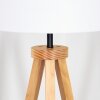 Soungou Stehleuchte 38 cm Naturfarben, Schwarz, 1-flammig