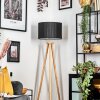 Soungou Stehleuchte 38 cm Chrom, Naturfarben, 1-flammig