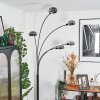 Nikkala Stehleuchte Schwarz, 5-flammig