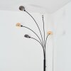Nikkala Stehleuchte Schwarz, 5-flammig