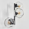 Ripoll Wandleuchte Glas 15 cm Klar, 3-flammig