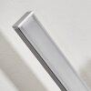 Glara Außenwandleuchte LED Silber, 2-flammig