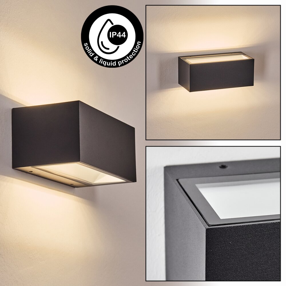 Lanor Außenwandleuchte LED Schwarz, 1-flammig main product photo