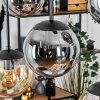 Gastor Hängeleuchte Glas 20 cm Bernsteinfarben, Rauchfarben, 6-flammig