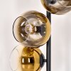Koyoto Stehleuchte Glas 15 cm Gold, Klar, 6-flammig