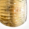 Ripoll Stehleuchte Glas 15 cm Gold, Klar, 4-flammig