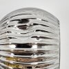Ripoll Wandleuchte Glas 15 cm Chrom, Gold, Rauchfarben, 3-flammig