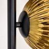 Koyoto Stehleuchte Glas 15 cm Gold, Klar, 6-flammig