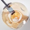 Ripoll Deckenleuchte Glas 15 cm Bernsteinfarben, Klar, Rauchfarben, 5-flammig