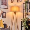 Soungou Stehleuchte 38 cm Chrom, Naturfarben, 1-flammig