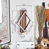 Ellekilde Wandleuchte LED Braun, Holzoptik, Schwarz, 1-flammig