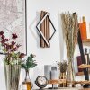 Ellekilde Wandleuchte LED Braun, Holzoptik, Schwarz, 1-flammig