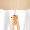 Soungou Stehleuchte 38 cm Chrom, Naturfarben, 1-flammig