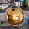 Koyoto Hängeleuchte Glas 15 cm Gold, 3-flammig