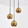 Koyoto Hängeleuchte Glas 15 cm Gold, 3-flammig
