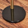 Cando Stehleuchte Messing, Schwarz, 3-flammig