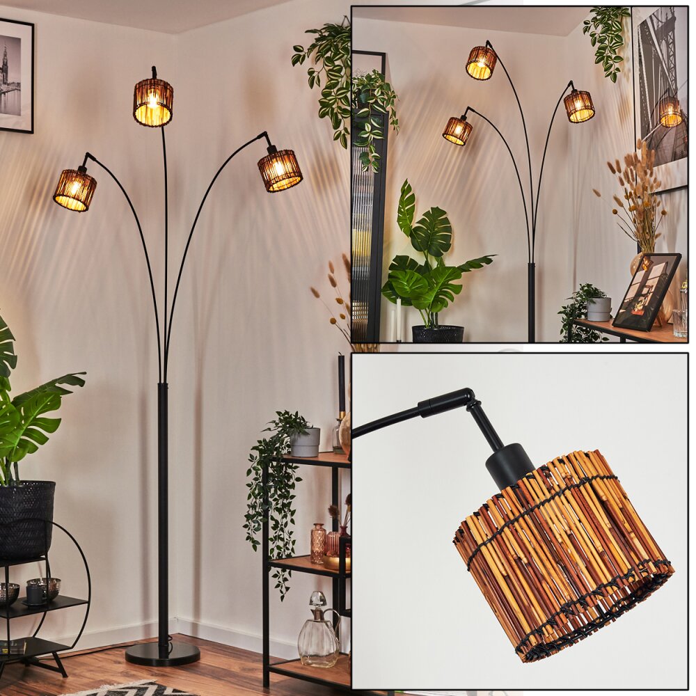 Cando Stehleuchte Schwarz, 3-flammig main product photo