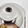 Ripoll Wandleuchte Glas 15 cm Chrom, Gold, Rauchfarben, 3-flammig