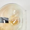 Ripoll Wandleuchte Glas 15 cm Bernsteinfarben, Klar, 3-flammig