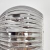 Ripoll Wandleuchte Glas 15 cm Bernsteinfarben, Rauchfarben, 3-flammig