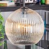Koyoto Hängeleuchte Glas 25 cm Bernsteinfarben, Klar, 3-flammig