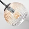 Koyoto Deckenleuchte Glas 15 cm Bernsteinfarben, Klar, 7-flammig