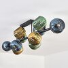 Koyoto Deckenleuchte Glas 15 cm Blau, Gold, Grün, 10-flammig