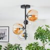 Koyoto Deckenleuchte Glas 15 cm Bernsteinfarben, Klar, 4-flammig
