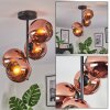 Koyoto Deckenleuchte Glas 15 cm Kupferfarben, 4-flammig