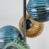 Koyoto Deckenleuchte Glas 15 cm Blau, Gold, Grün, 4-flammig