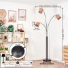Soungou Stehleuchte 15 cm Schwarz, 3-flammig