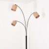 Soungou Stehleuchte 15 cm Schwarz, Weiß, 3-flammig