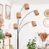 Soungou Stehleuchte 15 cm Chrom, Schwarz, Weiß, 5-flammig