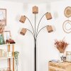Soungou Stehleuchte 15 cm Chrom, Schwarz, Weiß, 5-flammig
