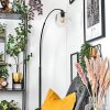 Ripoll Stehleuchte Glas 20 cm Schwarz, 1-flammig