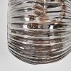 Ripoll Wandleuchte Glas 15 cm Bernsteinfarben, Klar, Rauchfarben, 3-flammig