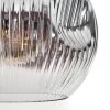 Ripoll Stehleuchte Glas 25 cm Schwarz, 1-flammig
