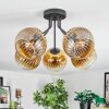 Koyoto Deckenleuchte Glas 15 cm Gold, Klar, 5-flammig