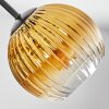 Koyoto Deckenleuchte Glas 15 cm Gold, Klar, 5-flammig
