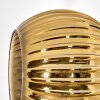 Koyoto Stehleuchte Glas 15 cm Gold, 3-flammig
