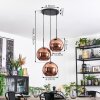Koyoto Hängeleuchte Glas 25 cm Kupferfarben, 3-flammig