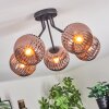 Koyoto Deckenleuchte Glas 15 cm Kupferfarben, 5-flammig
