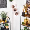 Koyoto Stehleuchte Glas 15 cm Klar, Kupferfarben, 3-flammig