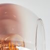 Koyoto Deckenleuchte Glas 15 cm Klar, Kupferfarben, 4-flammig