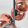 Koyoto Deckenleuchte Glas 15 cm Klar, Kupferfarben, 4-flammig