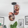 Koyoto Deckenleuchte Glas 15 cm Klar, Kupferfarben, 4-flammig