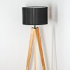Soungou Stehleuchte 38 cm Naturfarben, Schwarz, 1-flammig